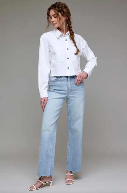 Logan Light Wash Classic Stretch Dad Jean