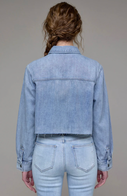 Abbey Cropped Denim Shirt