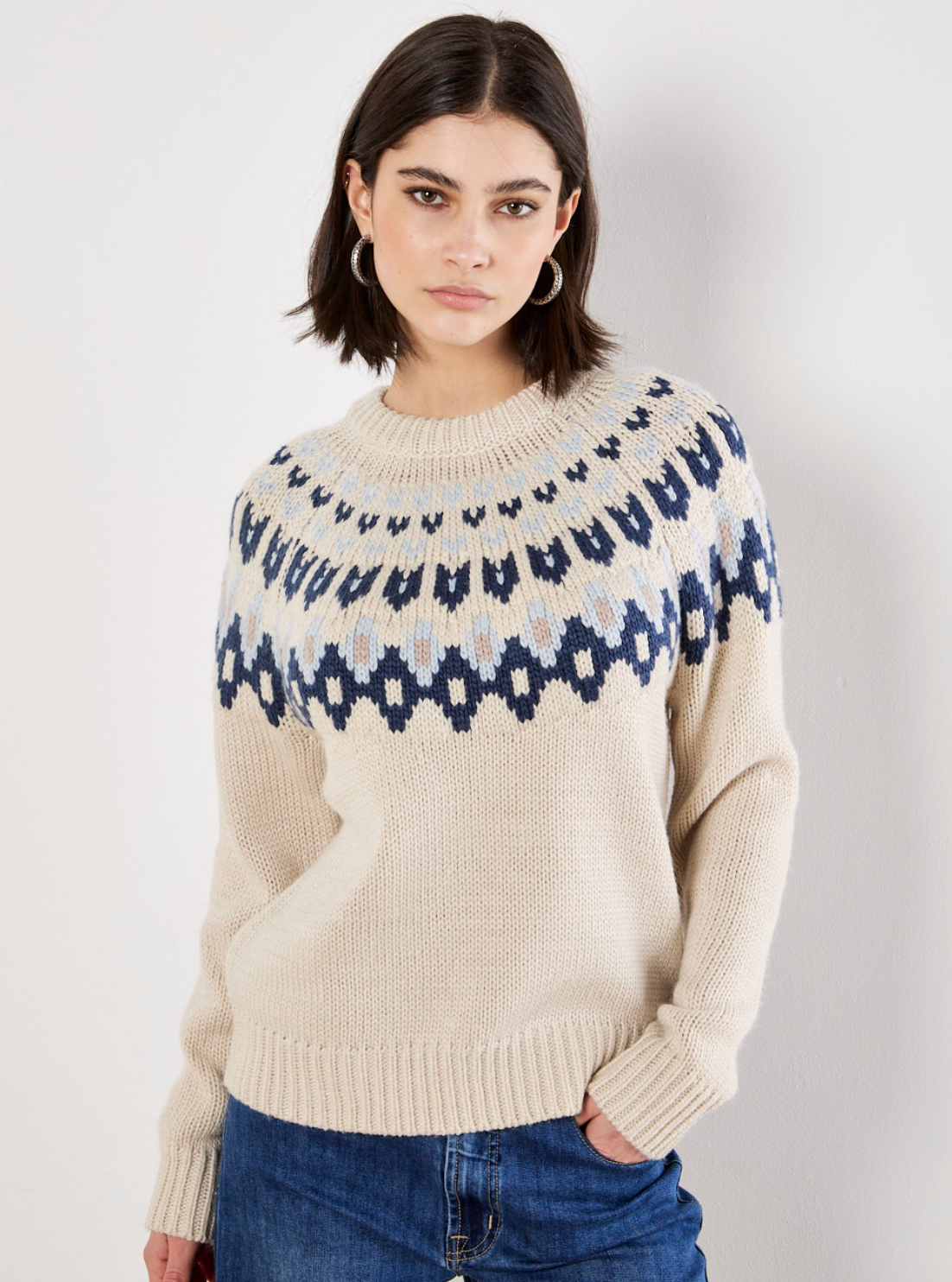 Fairisle Crew Neck Jumper