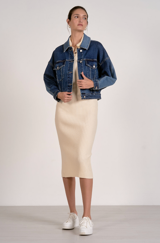 Two Tone Denim Jacket