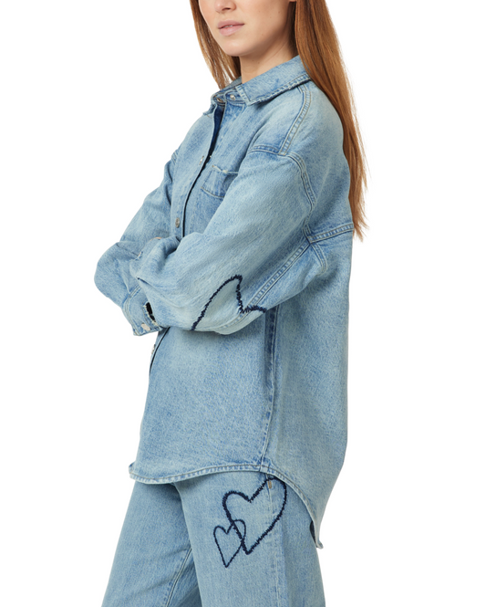 Heart Denim Shirt