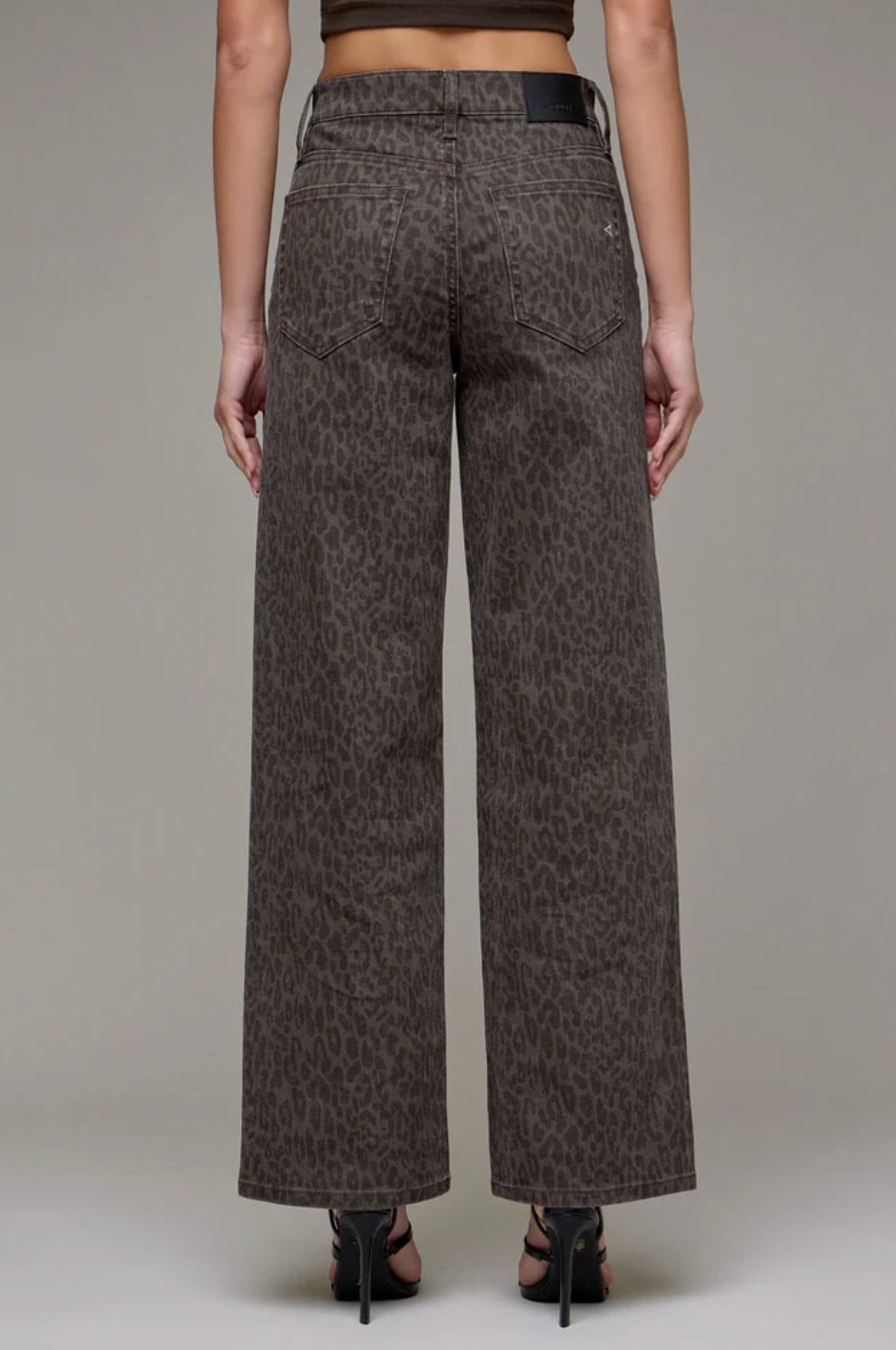Logan Brown Cheetah Jean