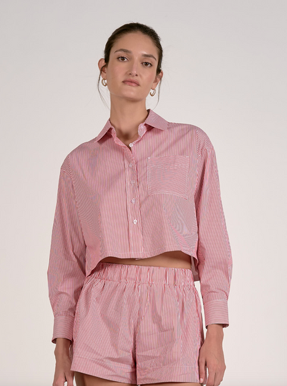 Striped Button Down Shirt