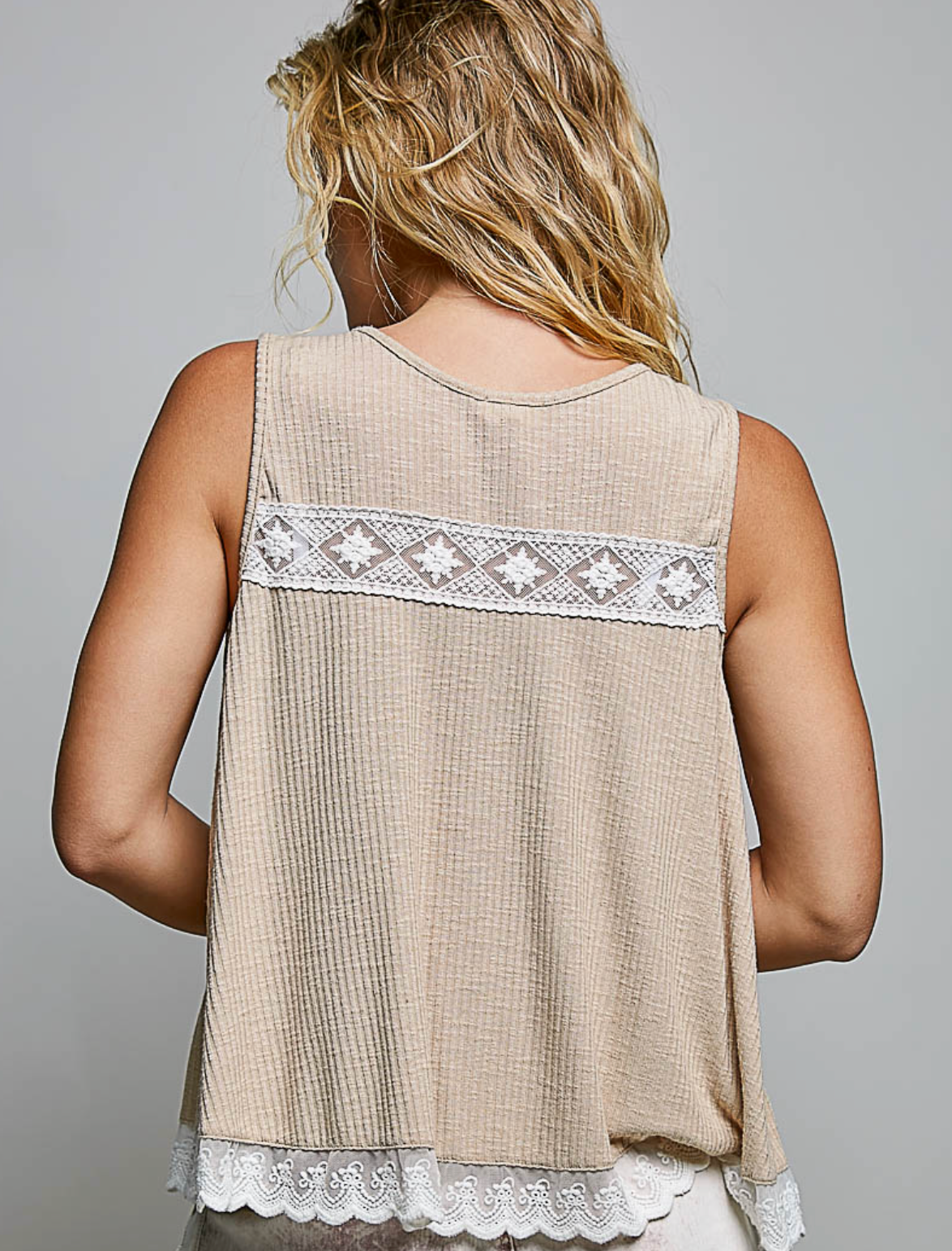 Lacey Sleeveless Top