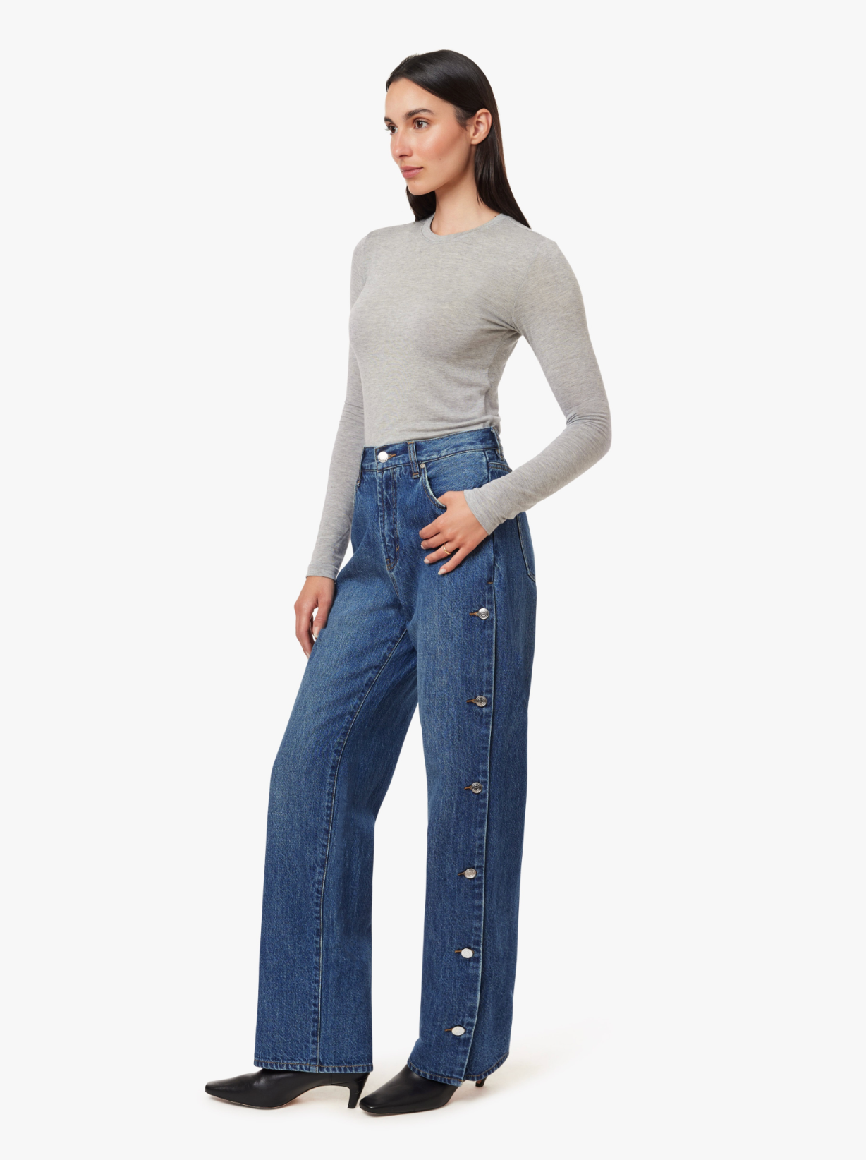 Wyeth Buttoned Rlxd Straight