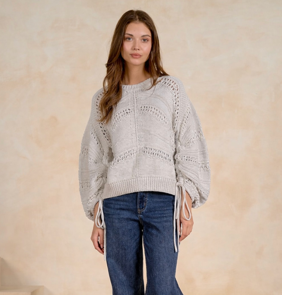 Open Knit Sweater
