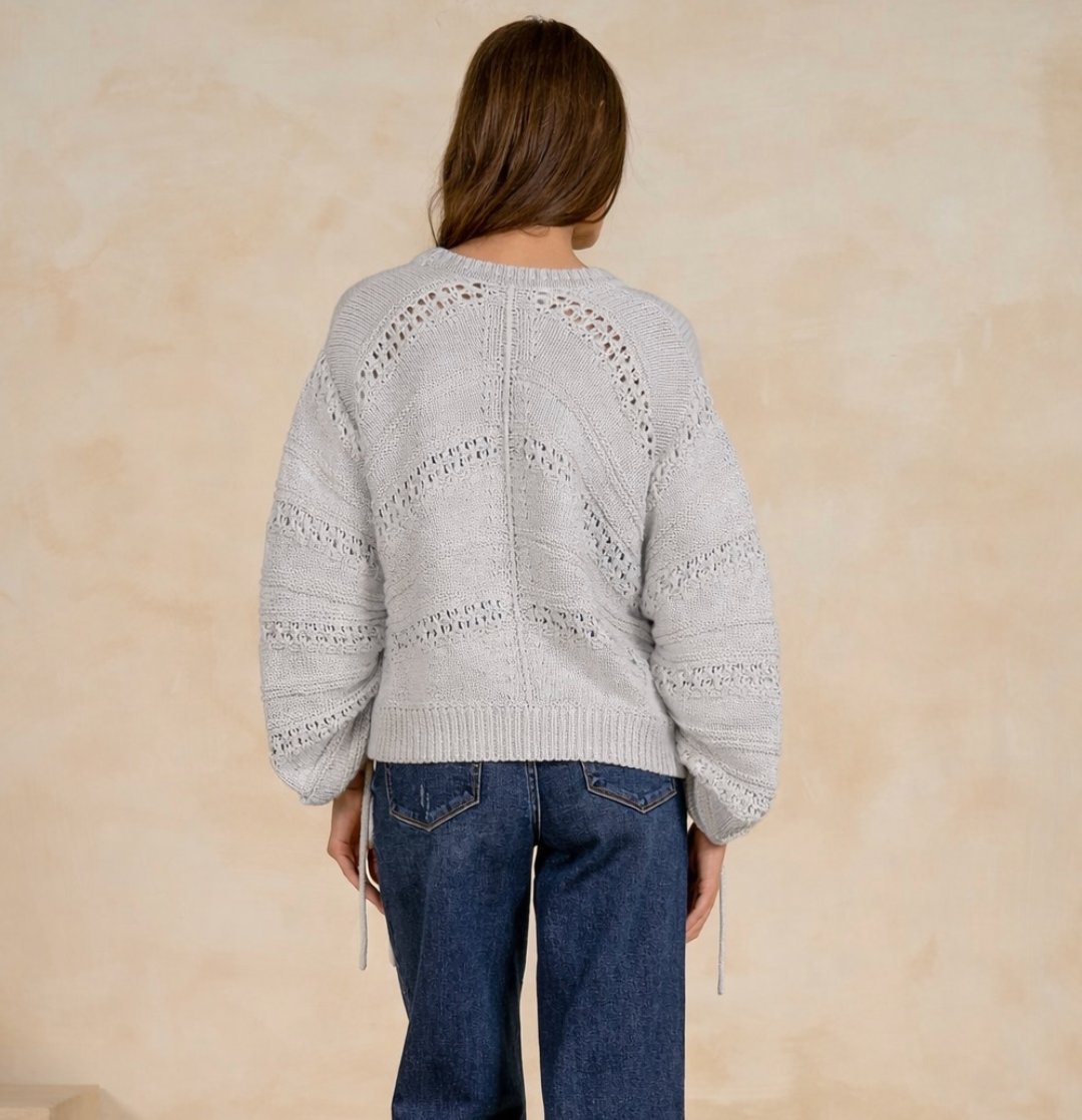 Open Knit Sweater