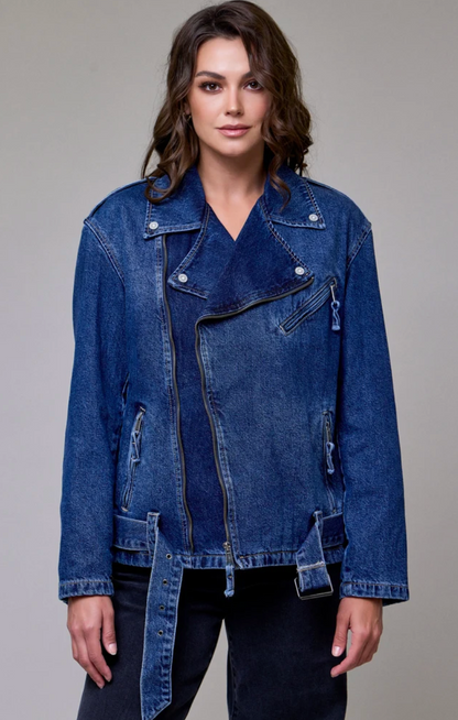Relaxed Biker Jacket