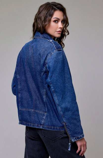 Relaxed Biker Jacket