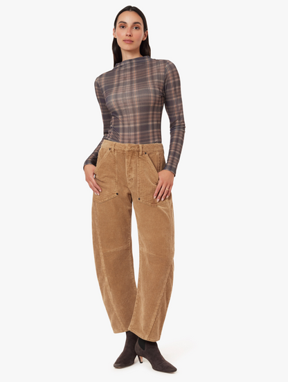 Harper Corduroy Cropped Barrel