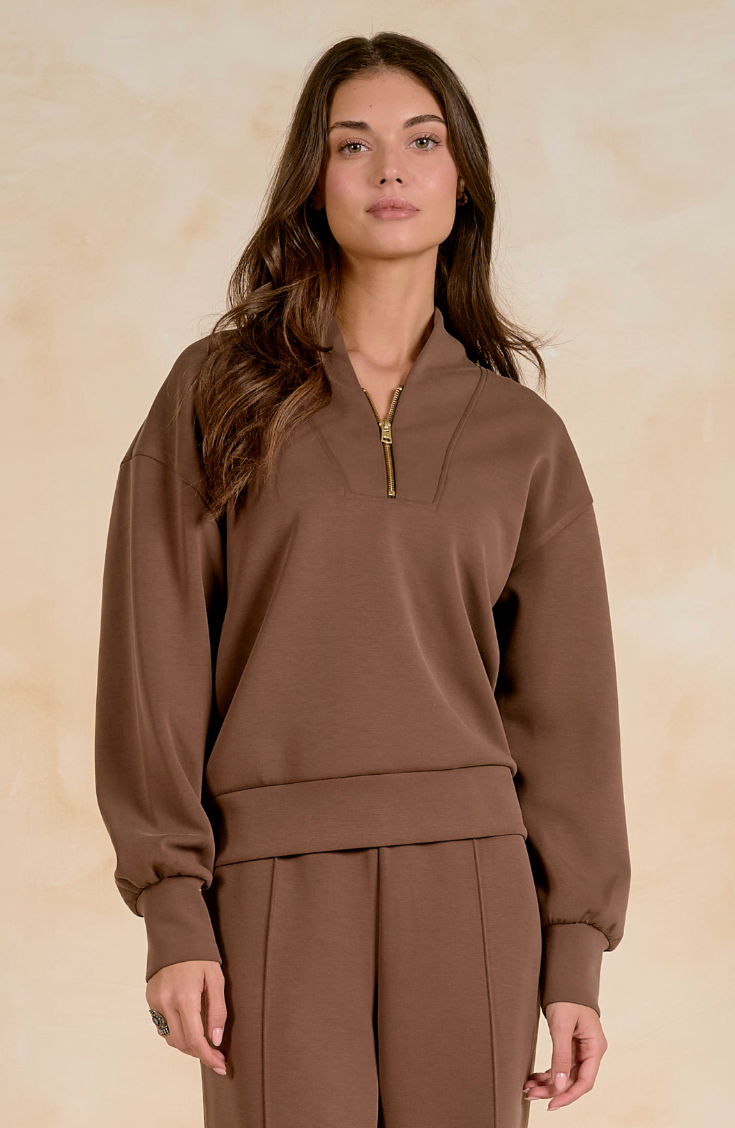 3/4 Zip Top
