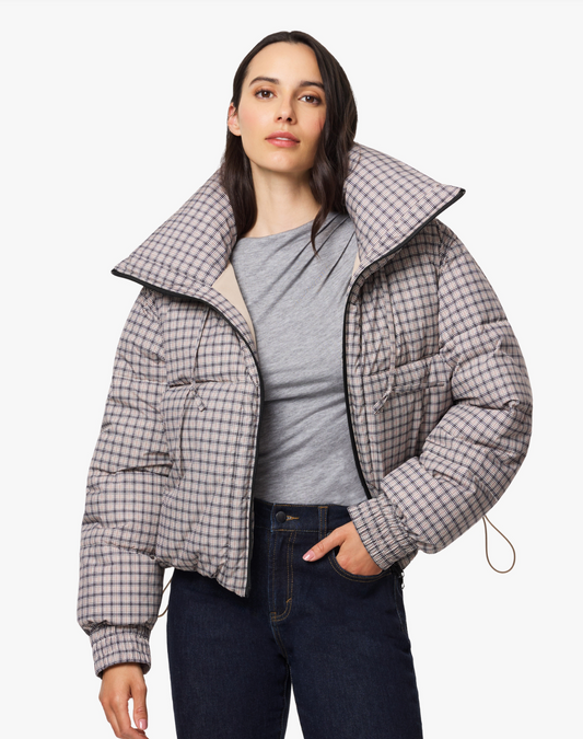 High Mock Puffer Jacket