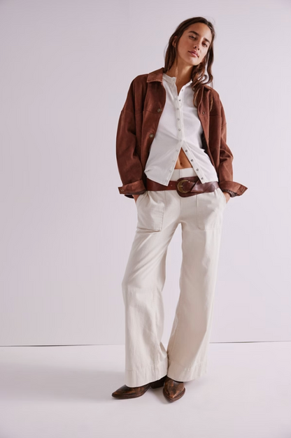 Breezy Denim Pull On Pant