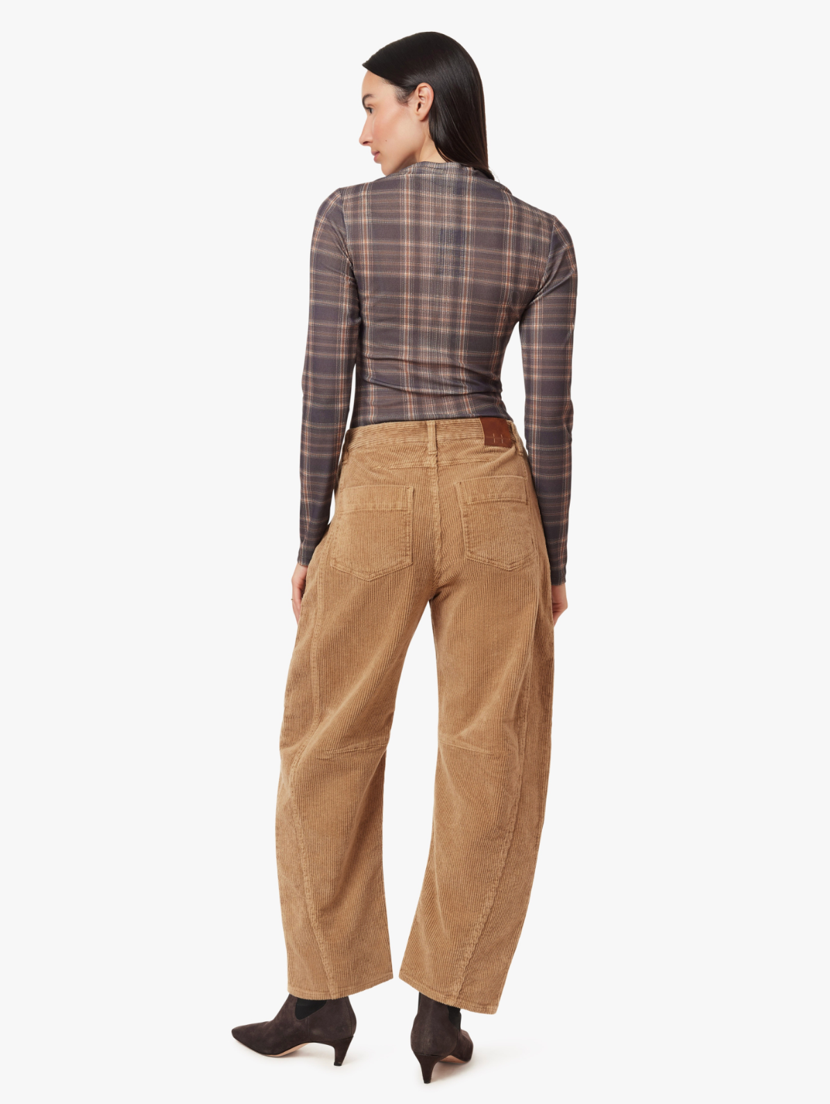 Harper Corduroy Cropped Barrel