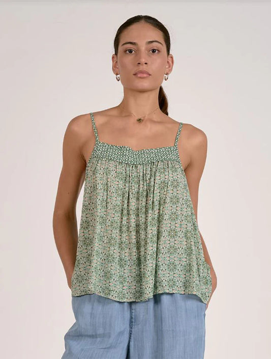 Boho Green Top