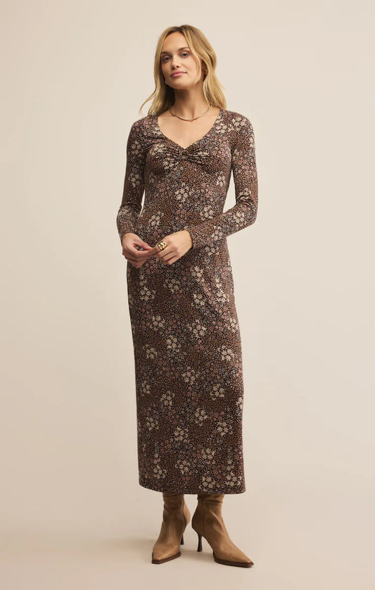 Sable Floral Midi Dress