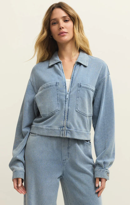 Heritage Knit Denim Jacket