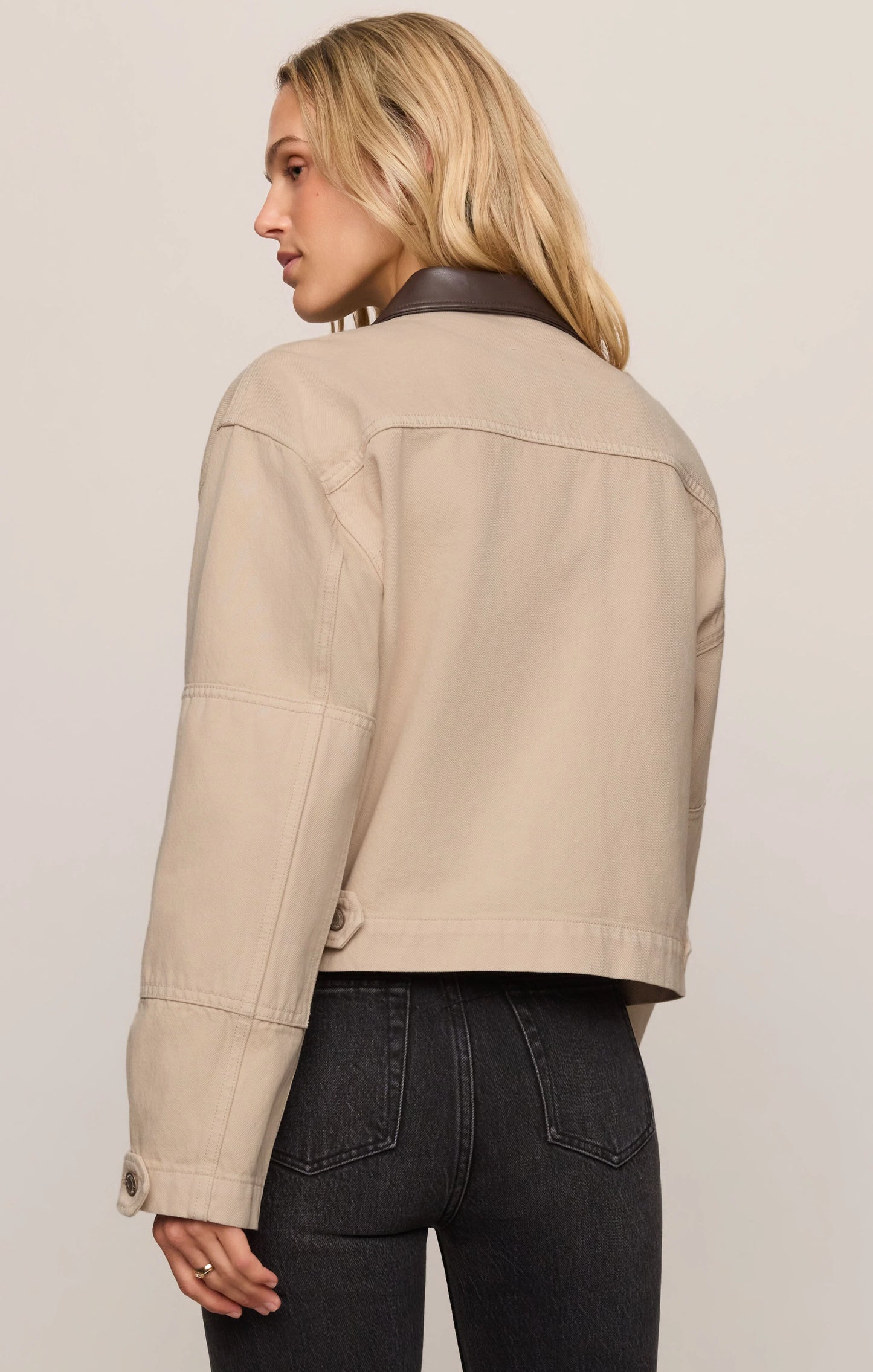 Rey Cropped Chore Jacket