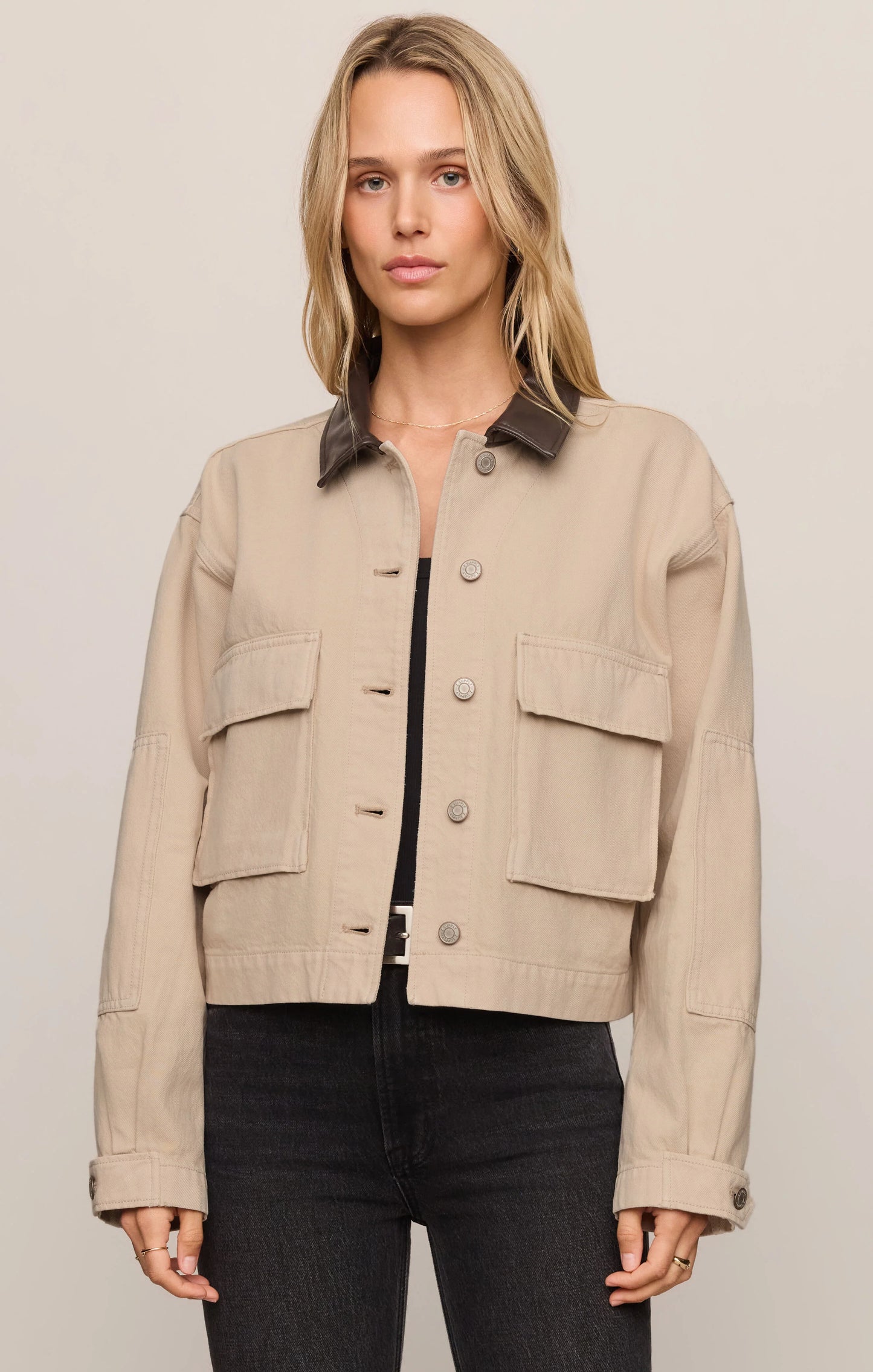 Rey Cropped Chore Jacket
