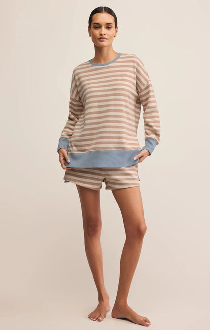 Layer Up Stripe Sweatshirt