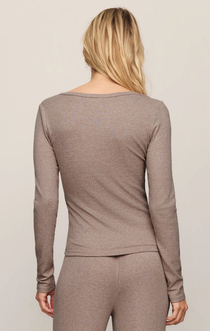 Just Right Rib LS Top