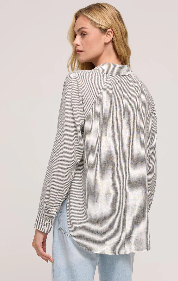 The Perfect Line Logo The Perfect Line Shirt – Olive & Tweed