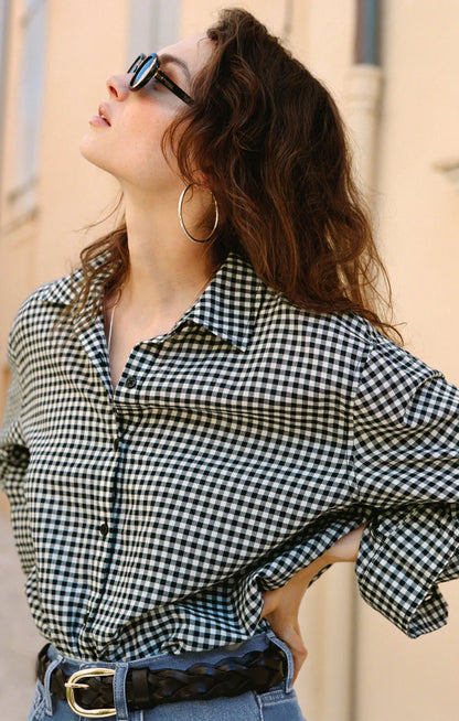 Seaport Gingham Button Up