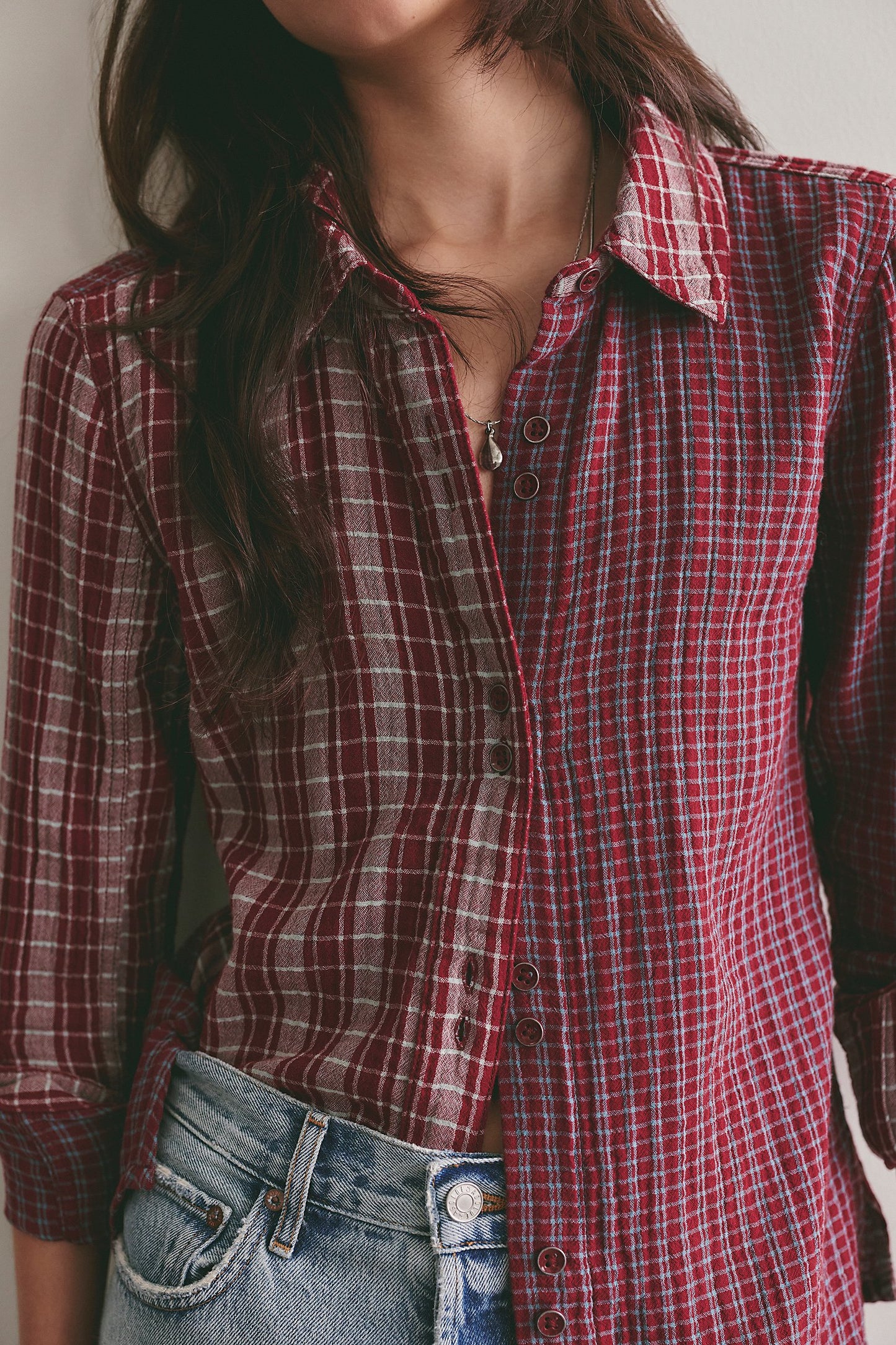 Benny Slim Plaid Shirt