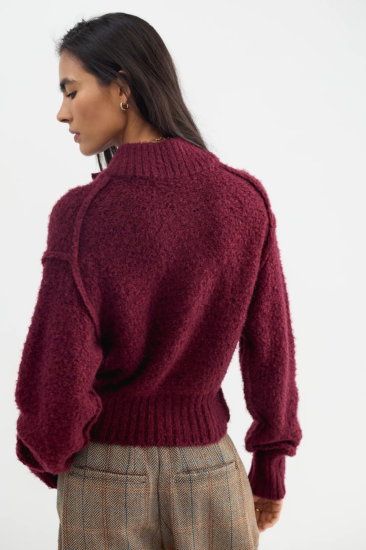 Tucked Henley Pullover