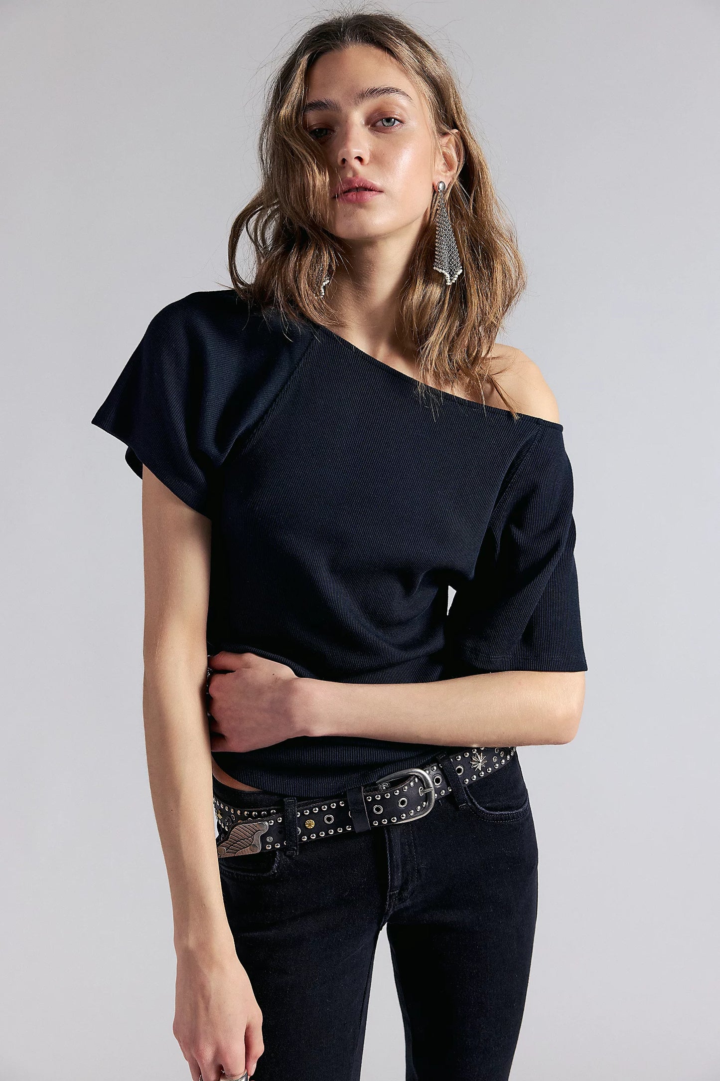 Lucy Off The Shoulder Tee