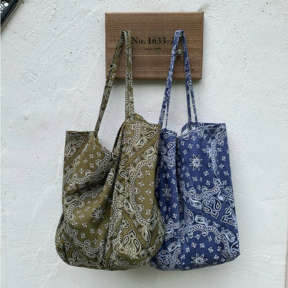 Bandana Print Tote