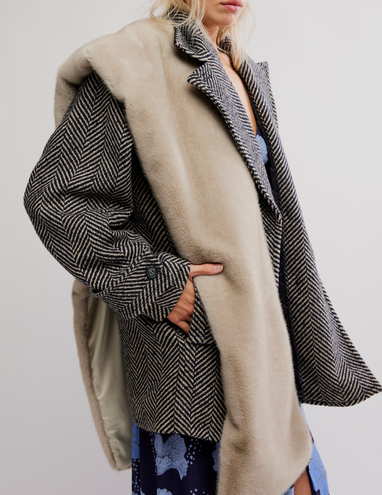 Snow Angel Faux Fur Scarf