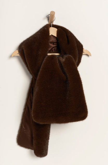 Snow Angel Faux Fur Scarf