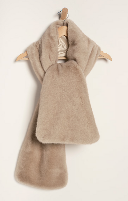 Snow Angel Faux Fur Scarf