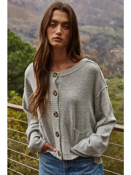 Knit Sweater Light Weight Cardigan