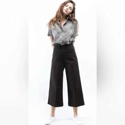 High Rise Wide Leg Pant