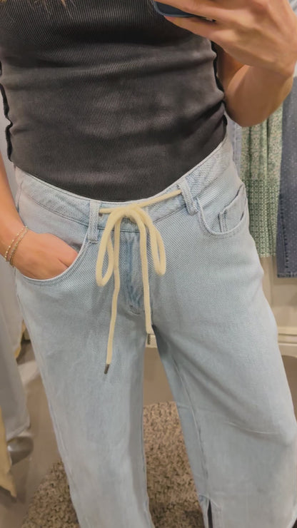 Lia Drawstring Wide Leg