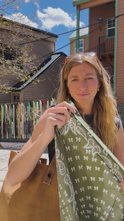 Medium Bandana Scarf/Green