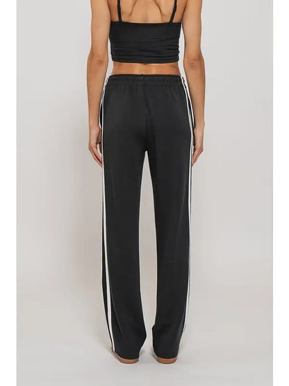 Stripe Drawstring sweatpant