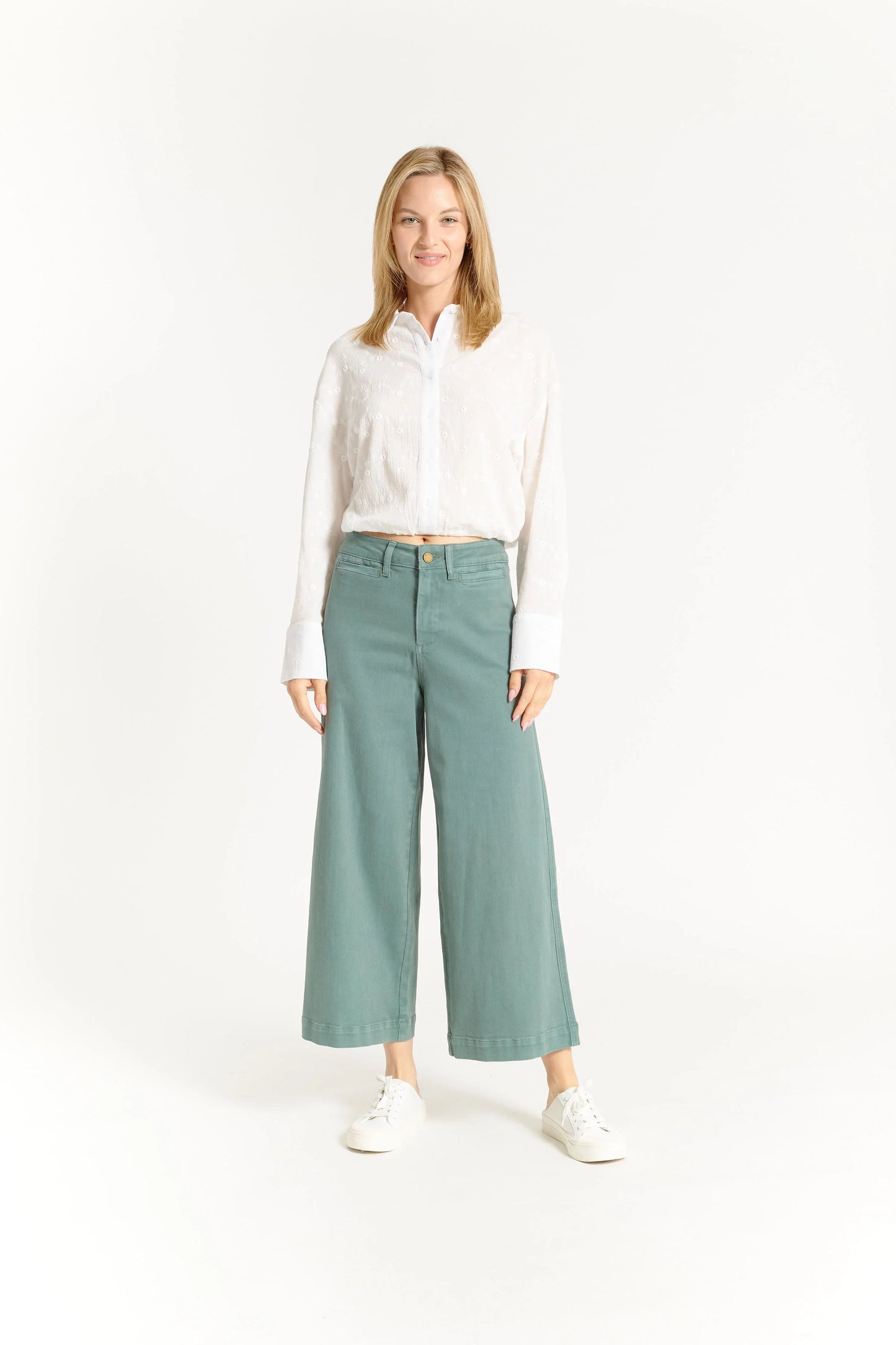 High Rise Wide Leg Pant