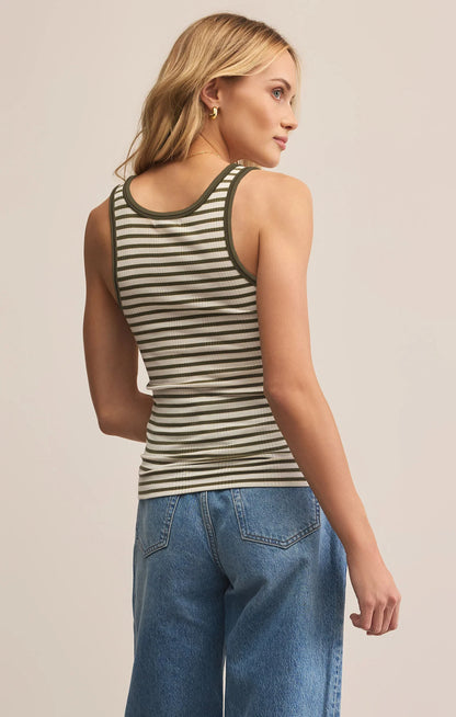 Striped Scoop Tank