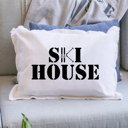 Ski House Pillow