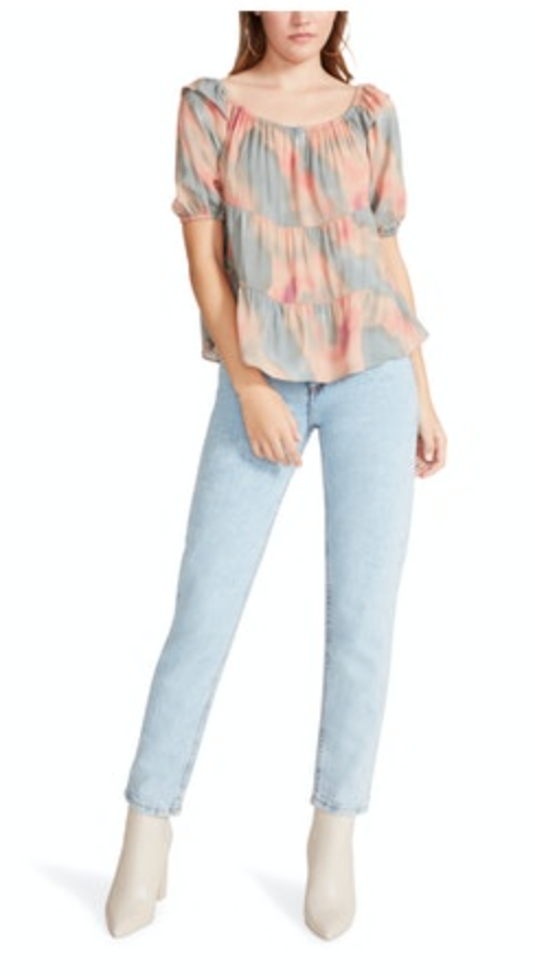 ID Tie Dye For You Top, Multi