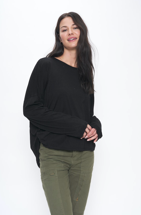 Stay Cool Ruched LS Tee
