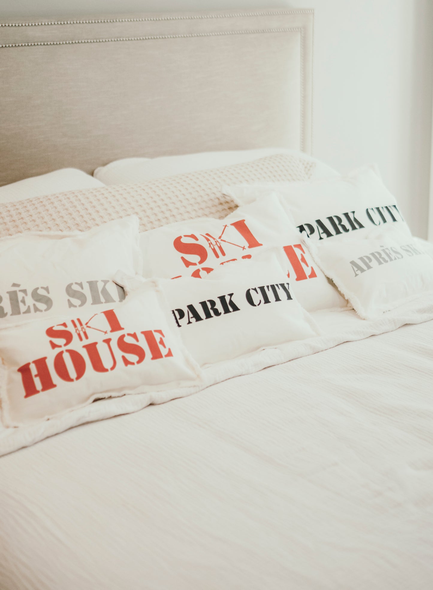 Ski House Pillow