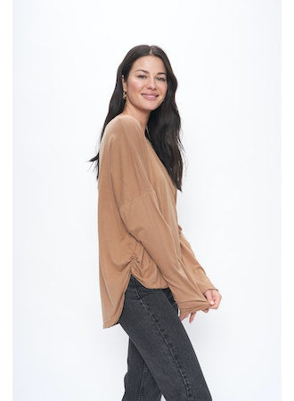 Stay Cool Ruched LS Tee