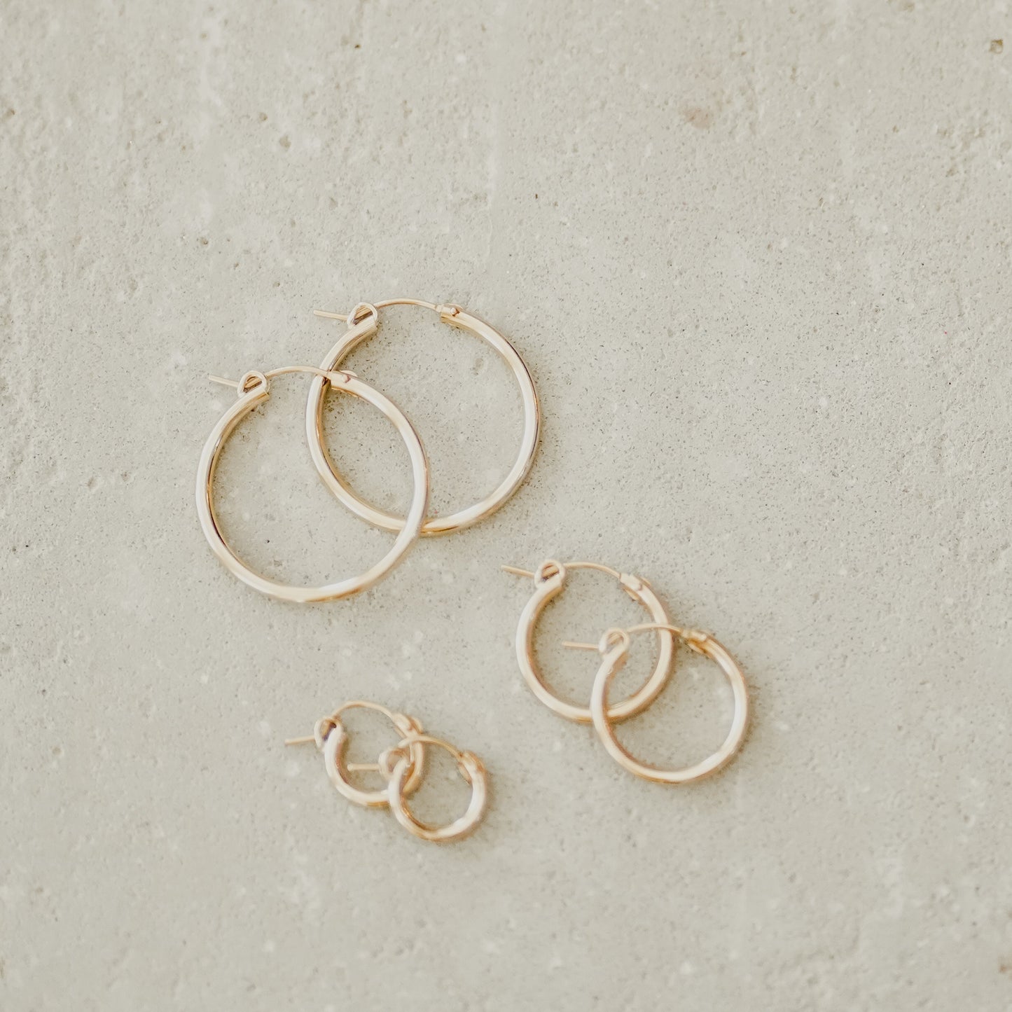 Dillon Hoops - Gold Filled